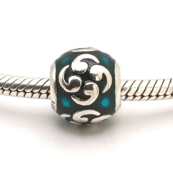 Pandora Jewelry - Authentic PANDORA Turquoise Comma Charm - 790491EN08